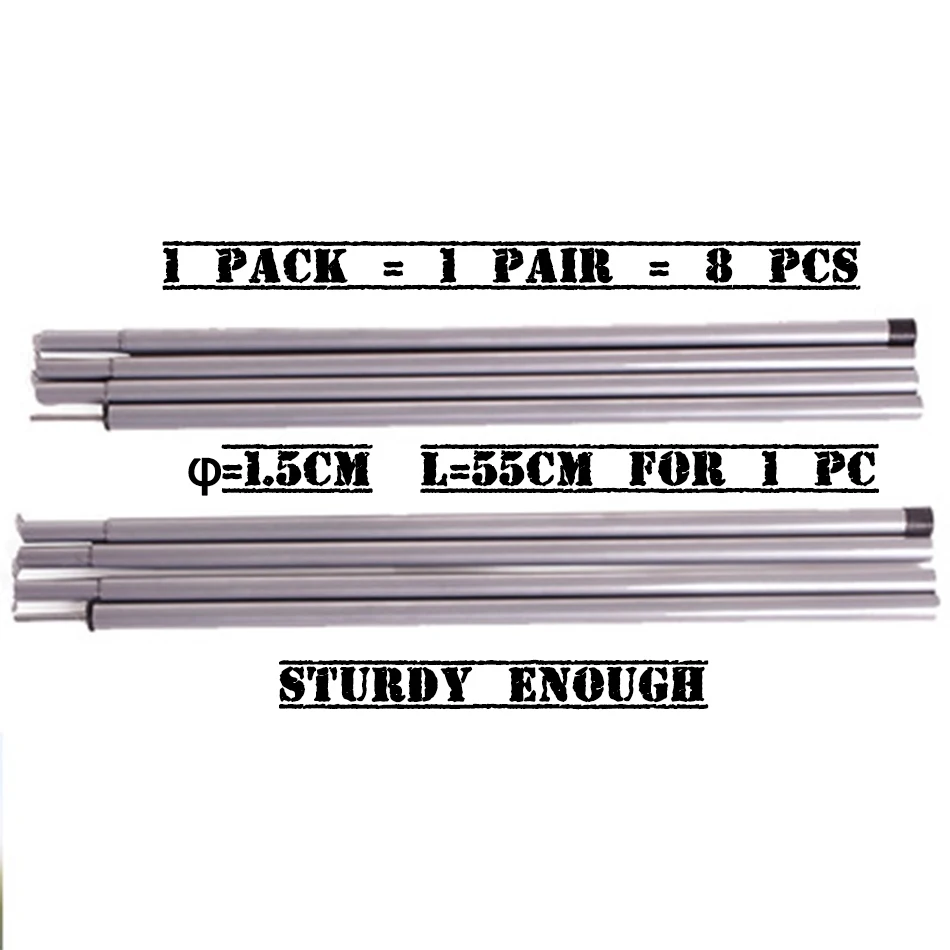 MYJ легкий гамак алюминиевый колья Сверхлегкий брезент палки для кемпинга