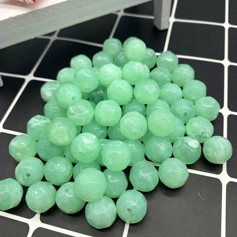 Круглые акриловые бусины с имитацией натурального камня 12 14 мм эффектом облаков