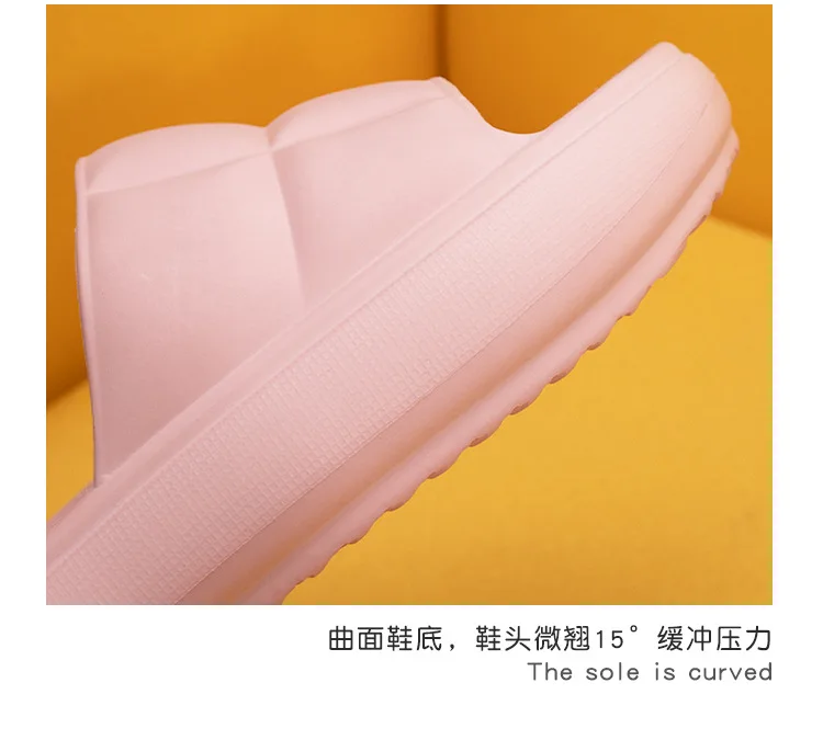 

Women Slippers Men's Home Shoes Summer New Indoor Soft Bottom Mute Couple's Sandals Simple Mens House Slippers