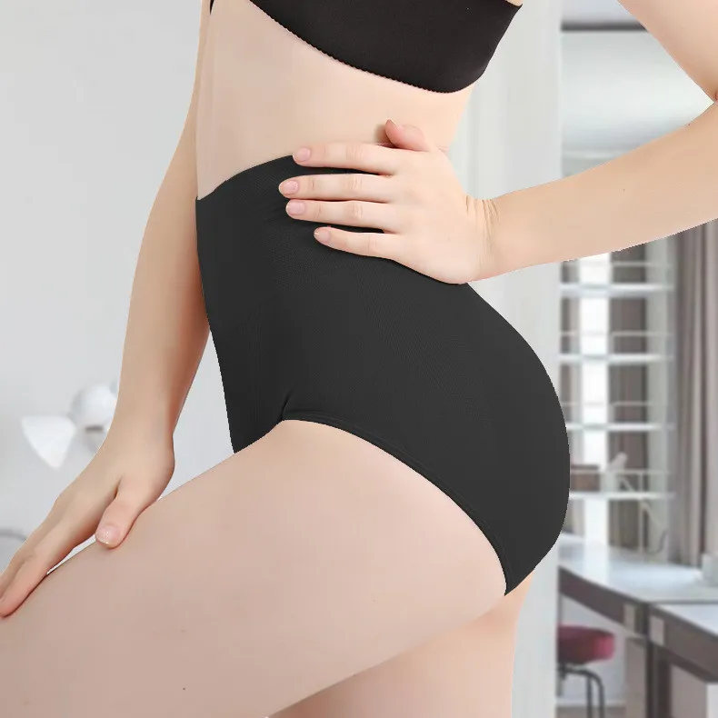 Женская корректирующая одежда шорты блестящие Трусики с высокой талией