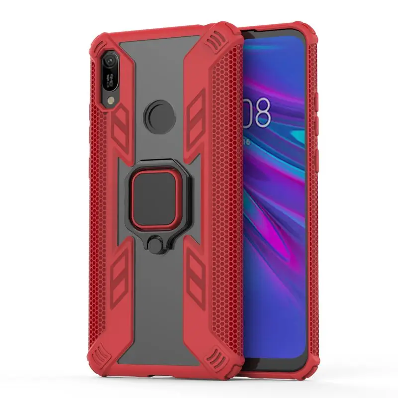 Чехол для телефона Honor 8A с магнитным металлическим кольцом чехол Huawei Pro мягкий