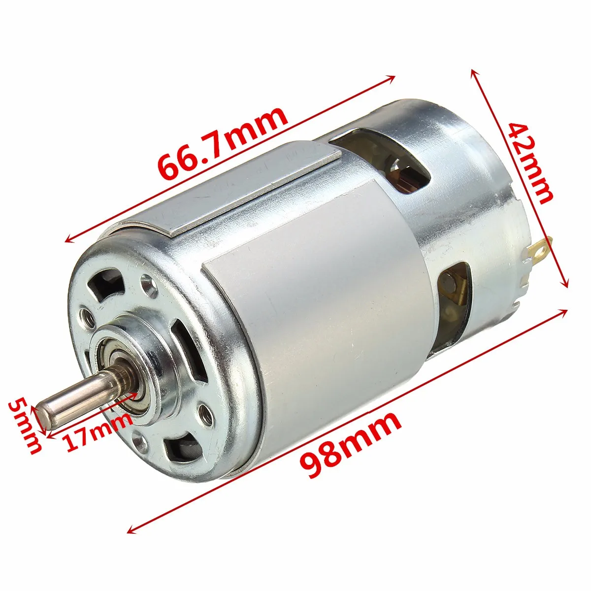 DC 12V 24V Motor 775 Motor double Ball Bearing 3000rpm 4500rpm 6000 rpm 8500rpm 10000rpm RS775 Large Torque Low Noise