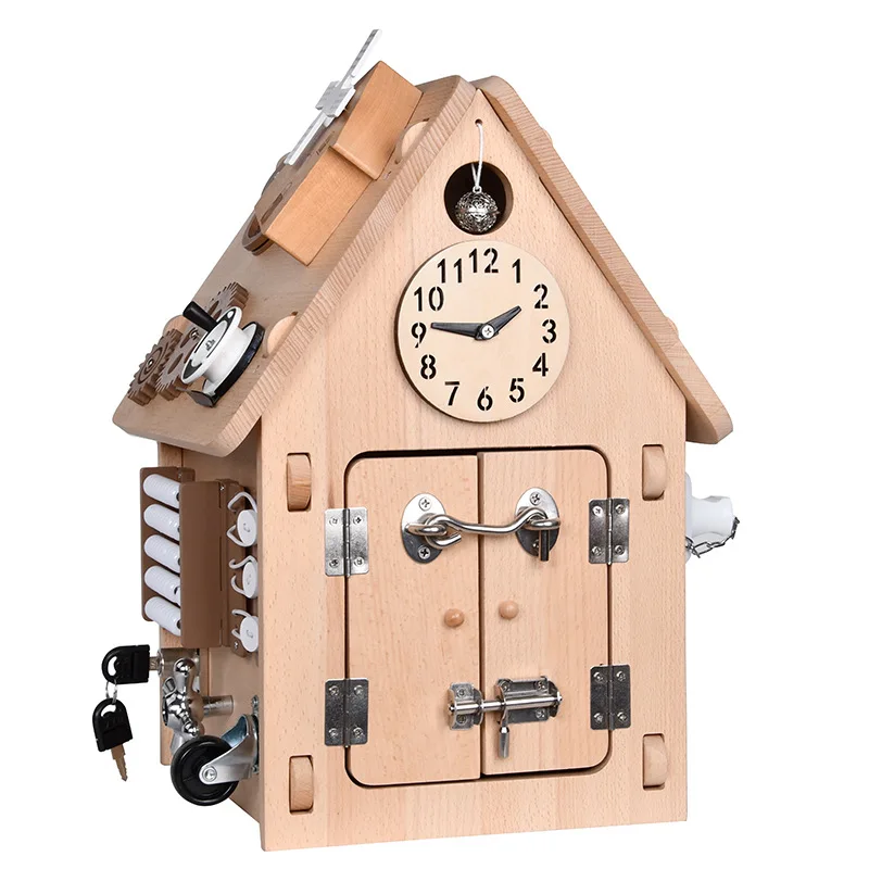 

Children's teaching aids busy house starry sky Montessori intelligence development parent-child interactive children's toys