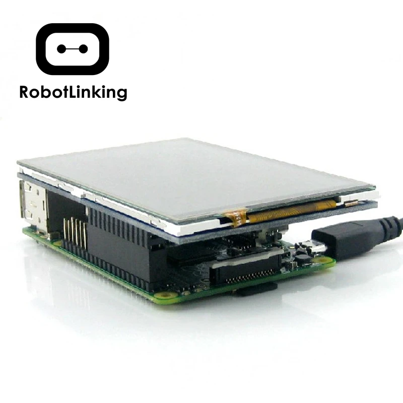 Модуль дисплея Raspberry Pi 3 5 дюйма сенсорный ЖК-экран pi 2 также поддерживает |
