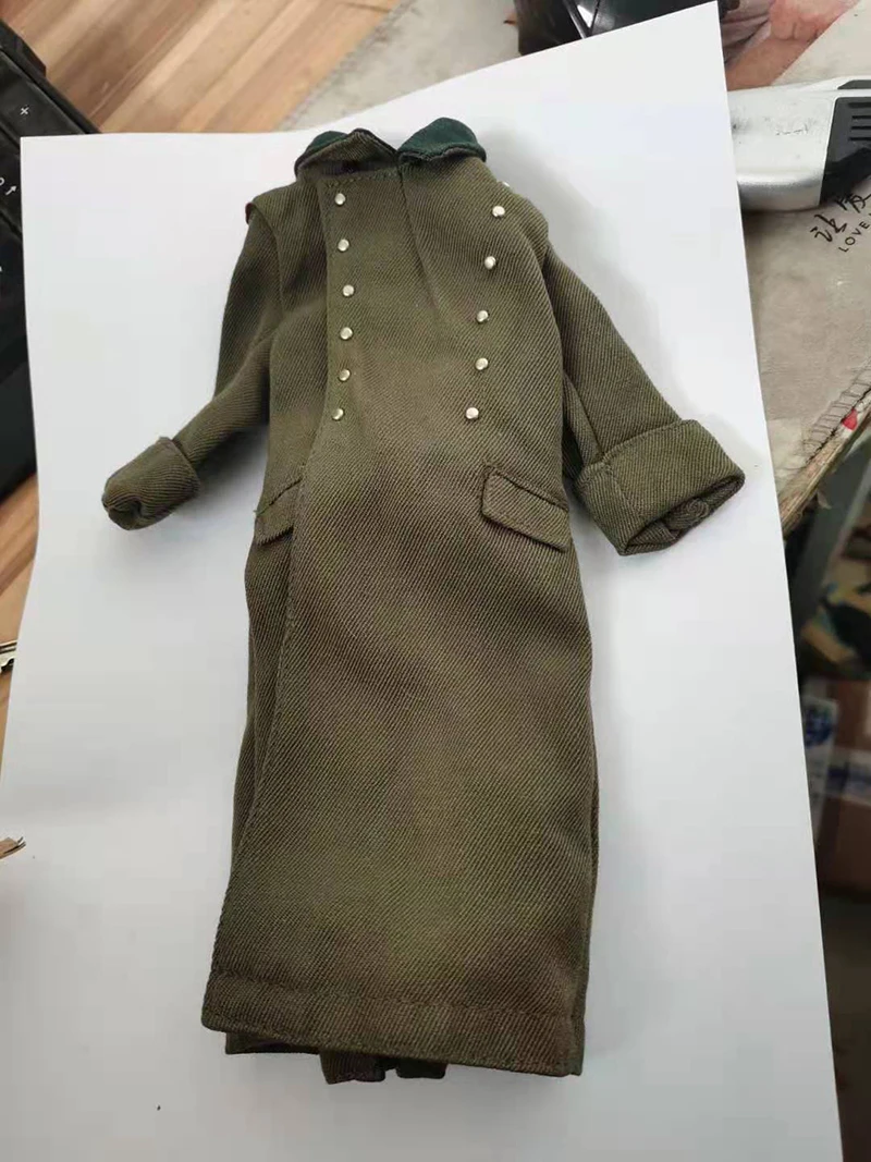 Длинное пальто немецкой армии Второй мировой войны 1/6 M36 M43 модель униформы для 12