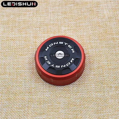 Black-Red Мотоциклетный CNC алюминиевый радиатор, крышка резервуара для воды, крышка, чехол для DUCATI MONSTER 1200 821 1200R 1200S 14-19 крышка радиатора - Цвет: Black-Red