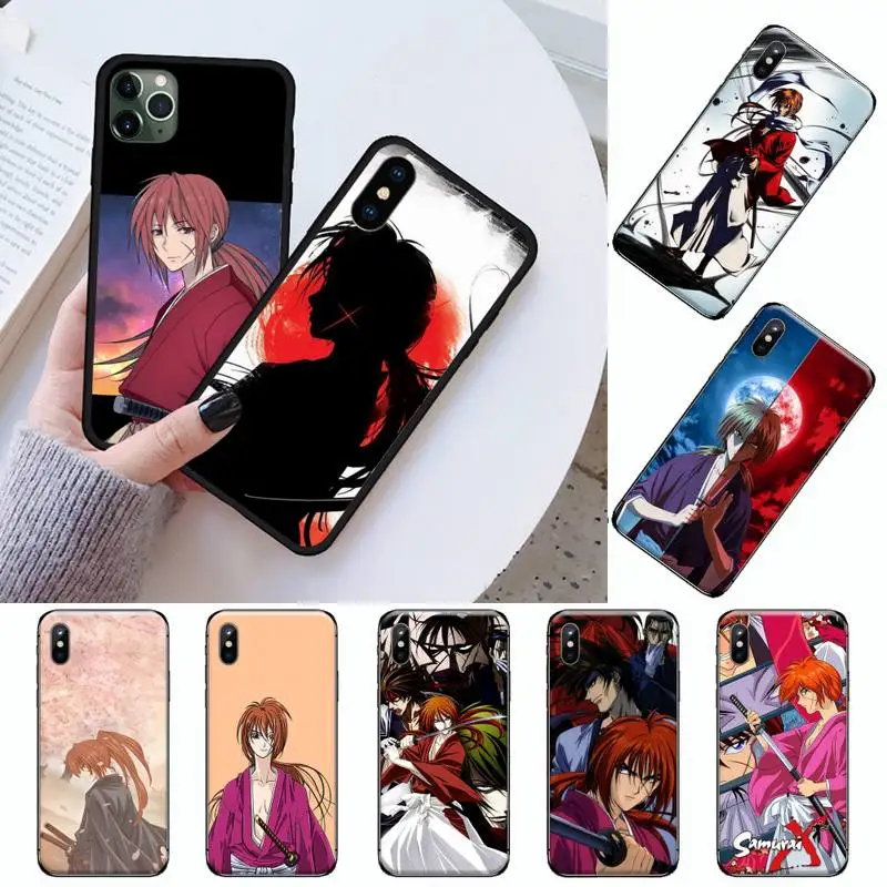 

Rurouni Kenshin Japan anime Phone Case For iphone 12 11 13 7 8 6 s plus x xs xr pro max mini