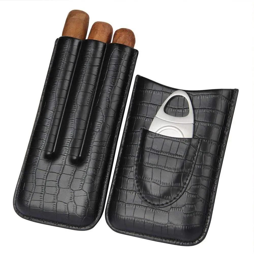 GALINER настоящий кожаный сигарный хьюмидор чехол для Cohiba зажигалка сигар резак