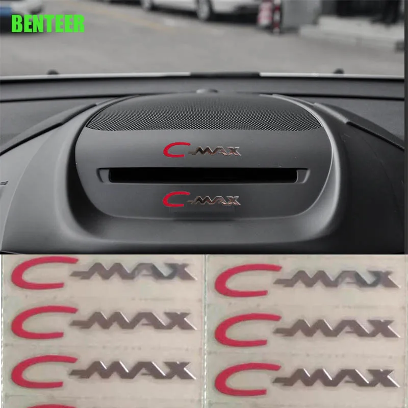 5 шт наклейки на окна автомобиля из нержавеющей стали для ford cmax C-MAX