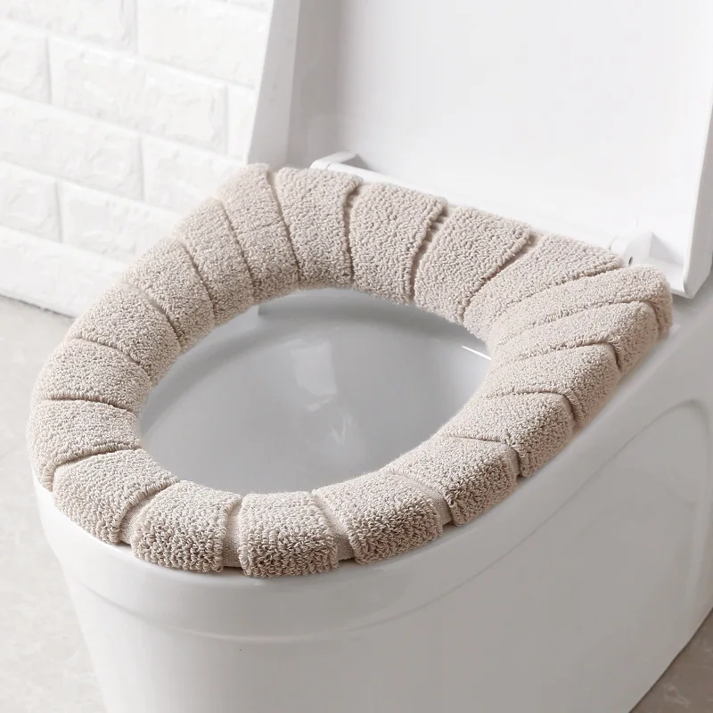 

Set Warm Soft Washable Toilet Seat Cover Mat Set for Home Decor Closestool Mat Seat Case Toilet Lid Cover Accessories