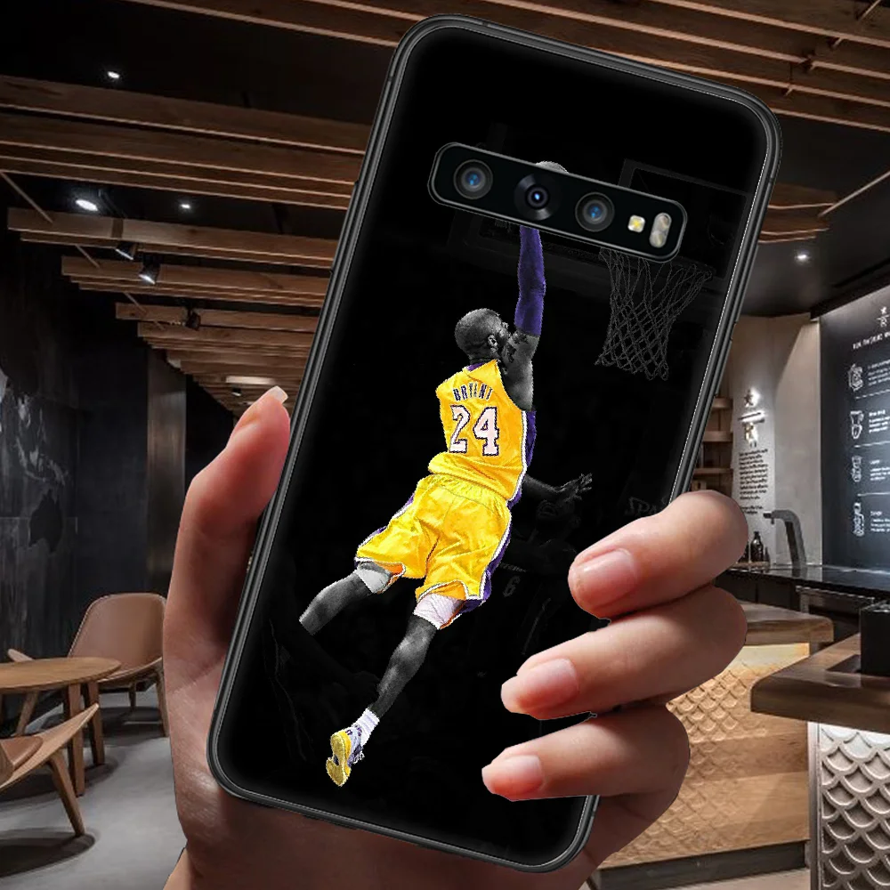 

BlackMamba Basketball Kobe Phone Case For Samsung Galaxy Note S 8 9 10 20 Plus E Lite Uitra black Prime Silicone Cover Painting