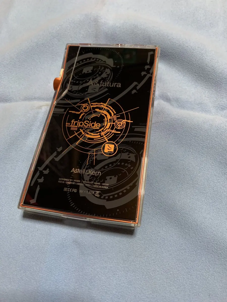 Мягкий прозрачный чехол из ТПУ для IRIVER Astell & Kern A футуристиа SE100 с передней и задней