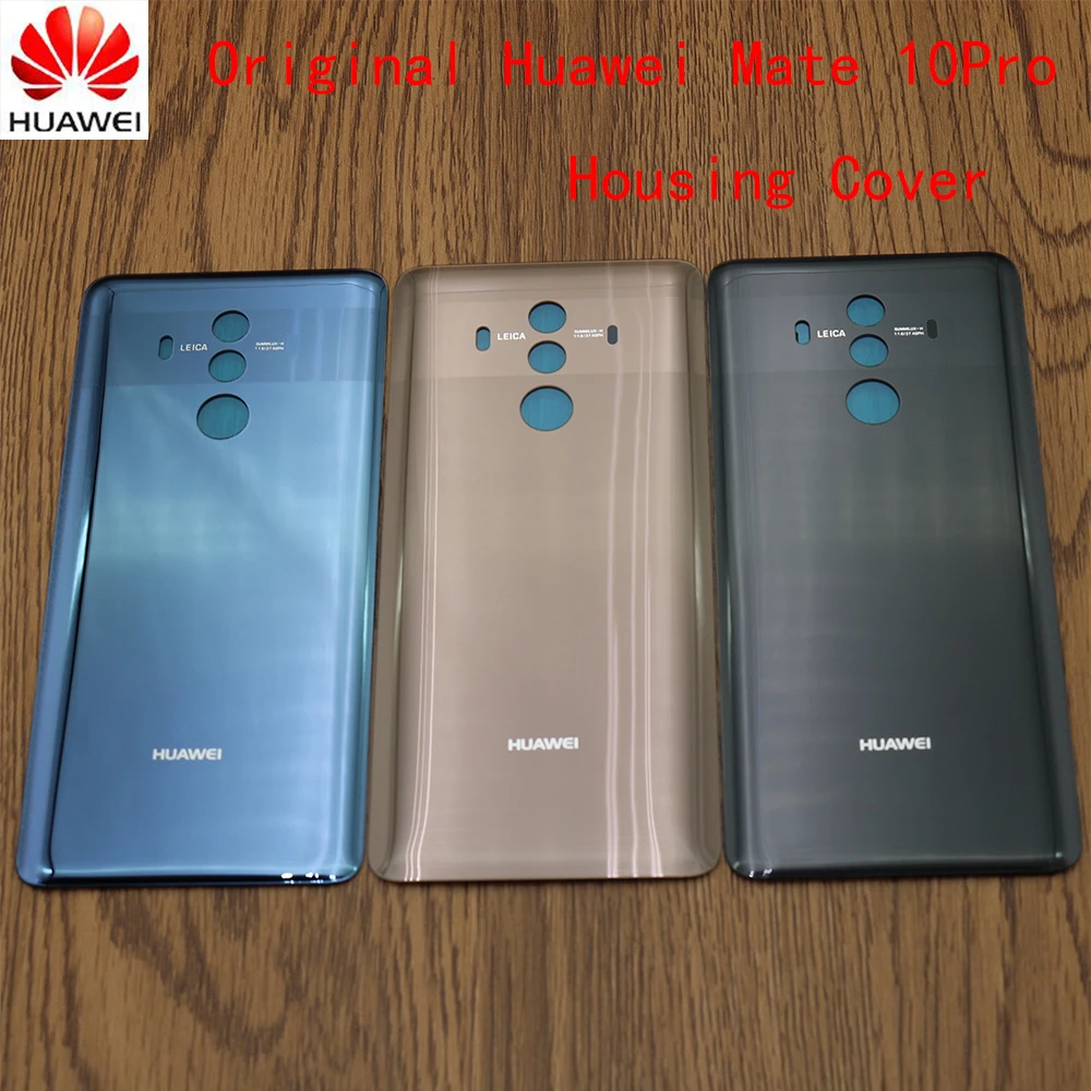 Оригинальный стеклянный чехол для задней крышки HUAWEI Mate 10 Pro сменный жесткий
