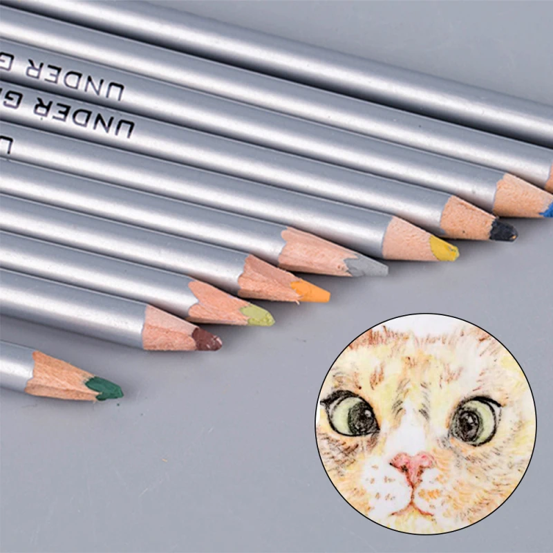 

1 шт. разноцветные цветные карандаши с нижней глазурью, керамические линейные ручки, инструменты для рукоделия, товары для творчества