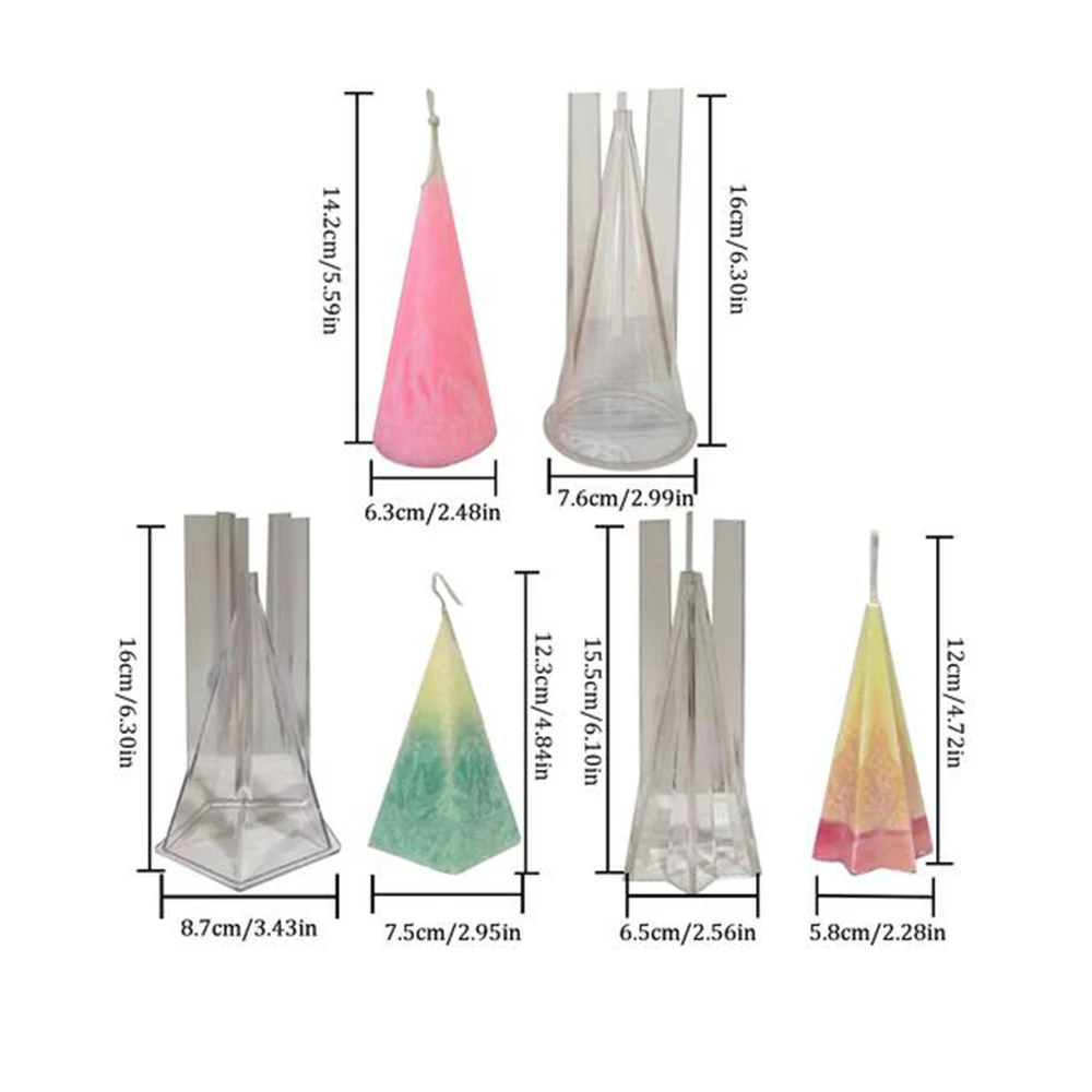 Форма для свечей ручной работы сделай сам конусная прозрачная пластиковая