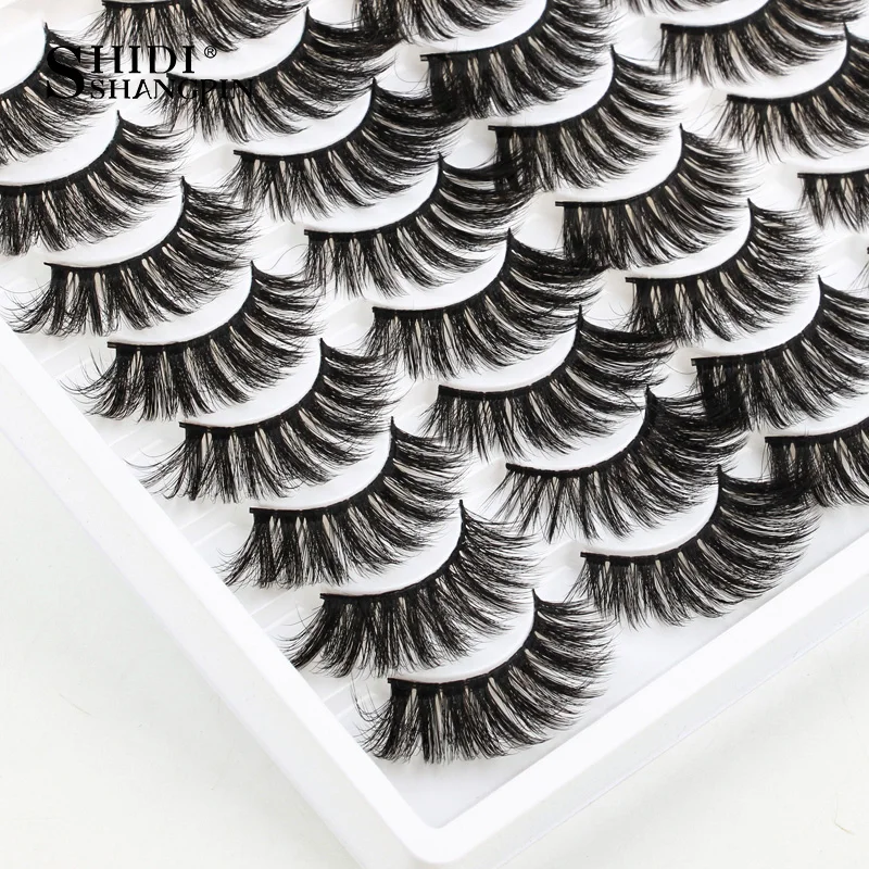 

New 5/16 Pairs 3D Faux Mink Lashes Natural Thick Long False Eyelashes Dramatic Fake Lashes Makeup Tools Extension Eyelashes