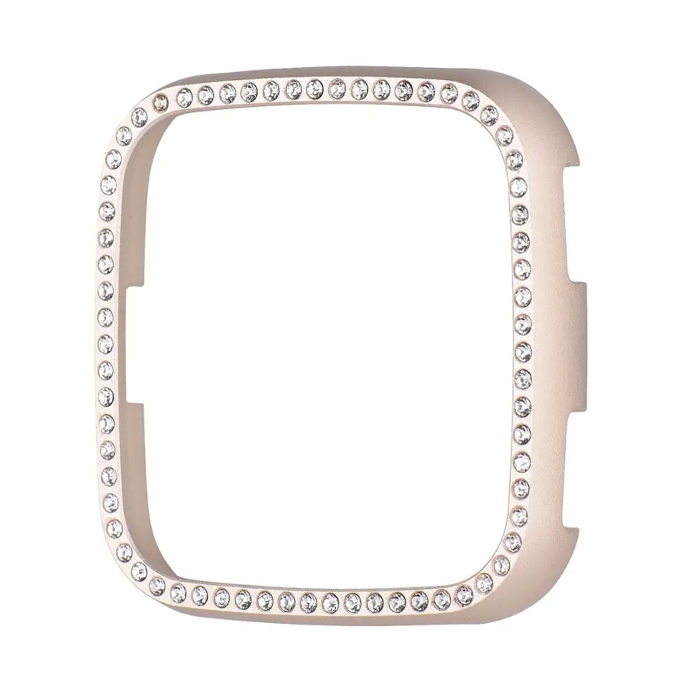 

Diamond girl For fitbit versa cover Aluminum alloy Frame bumper fitbit versa case cover protective metal shell