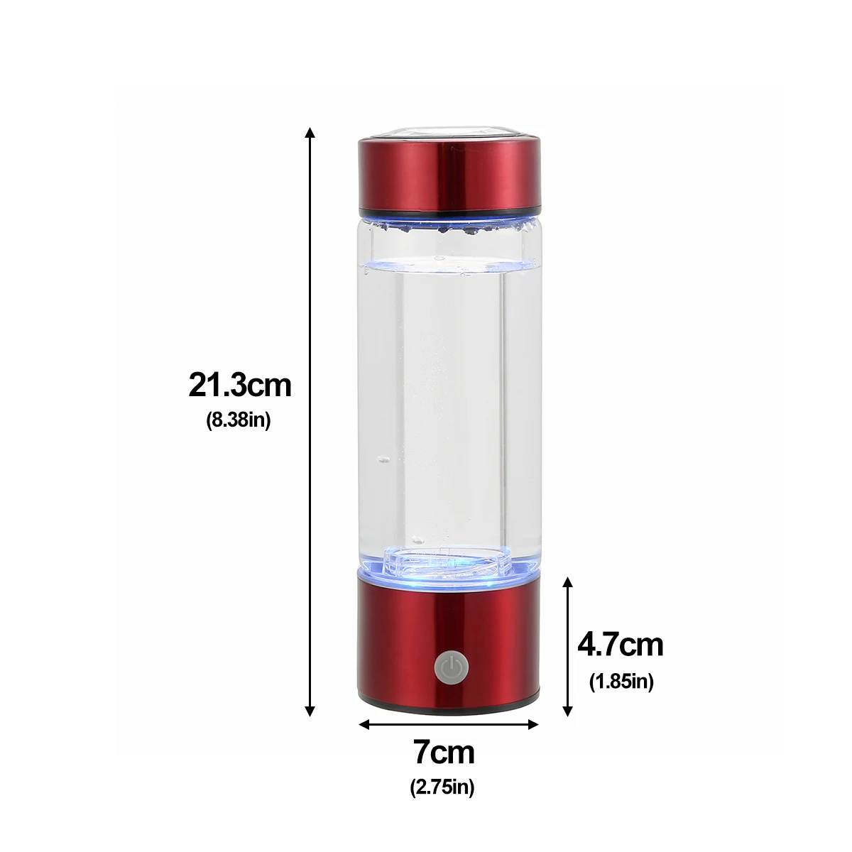 

Portable Hydrogen-Rich Water Cup Ionizer Maker For Pure H2 Rich-Hydrogen Water Glass Bottle-Hydrogen 420ML