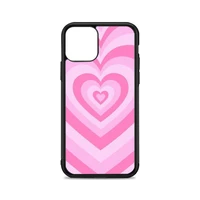 lavender heart phone case for iphone 12 mini 11 pro xs max x xr 6 7 8 plus se20 high quality tpu silicon and hard plastic cover
