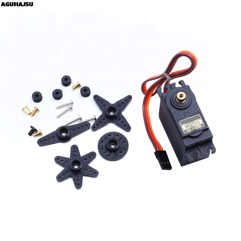 1 шт./лот MG995 55g сервоприводы Digital Metal Gear rc car robot Servo|Интегральные схемы| |
