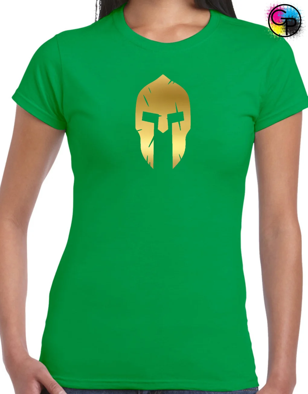 SPARTAN Золотой шлем женская футболка спортивная тренировочная Женская | одежда