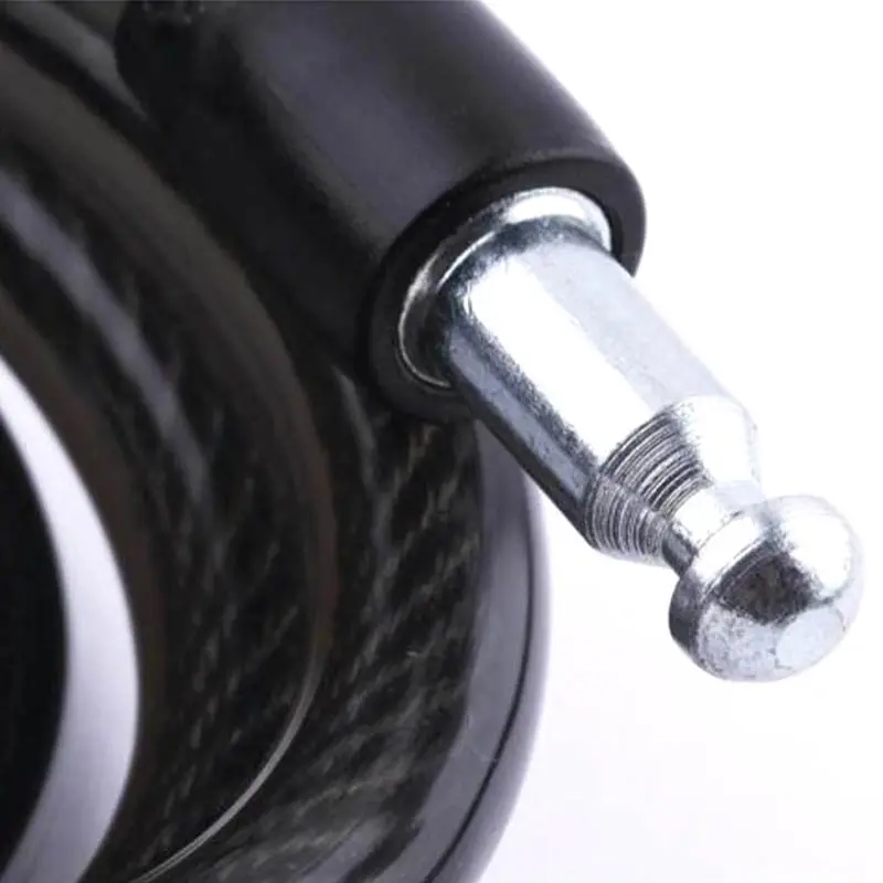 

Universal Anti-Theft Bike Bicycle Lock Bike Security Lock With 2 Ke Stainless Steel Cable Coil For Castle Motorcycle Cycle Mtb