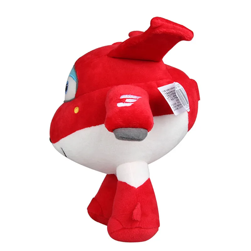 30cm Cute Super Wings Jett Airplane Robot Stuffed Plush Toys Soft Doll Gift For Children | Игрушки и хобби