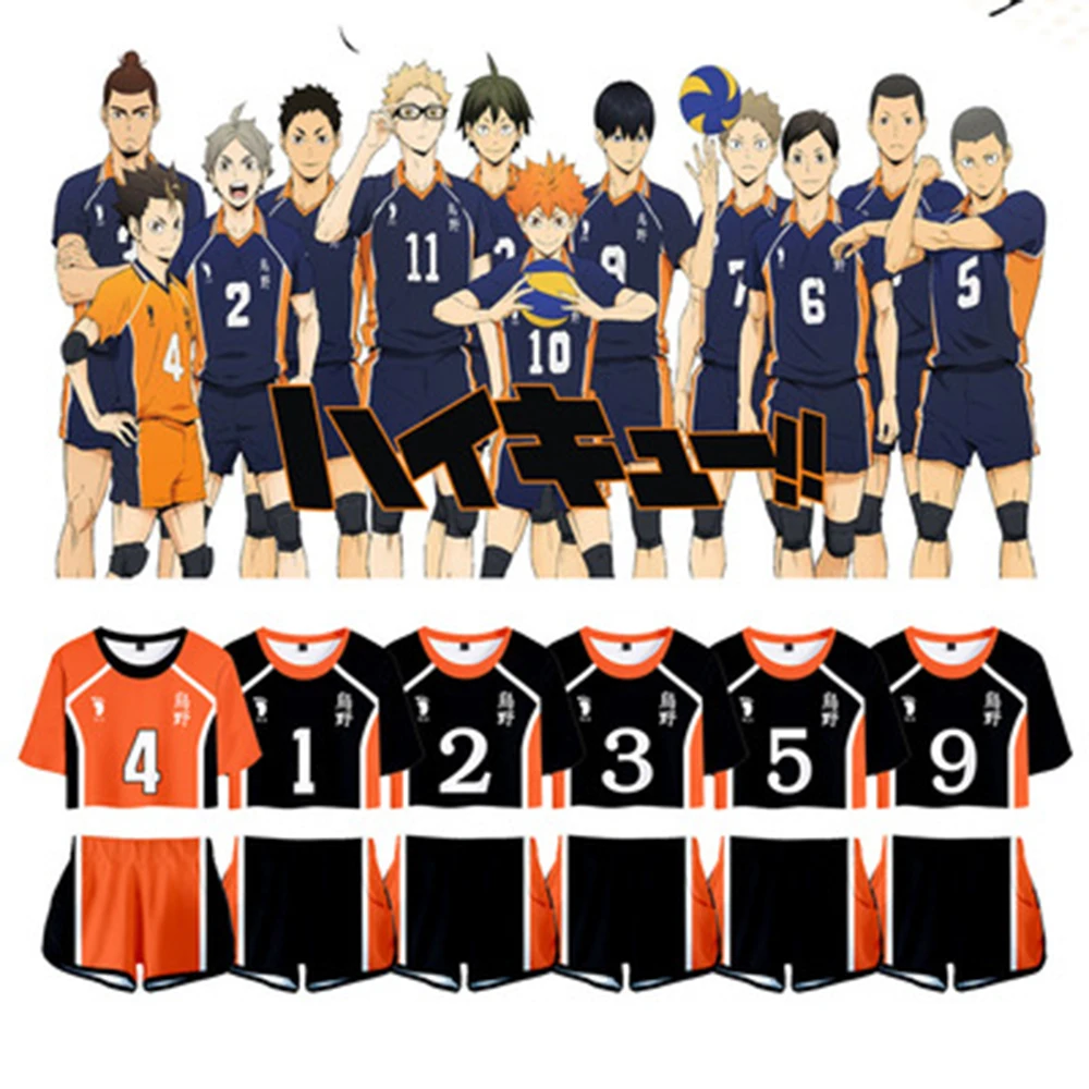 

Anime Haikyuu Woman Cosplay Costume Competition Dedicated Cheerleading Exposed Navel Short-sleeved Shorts Summer Thin Section