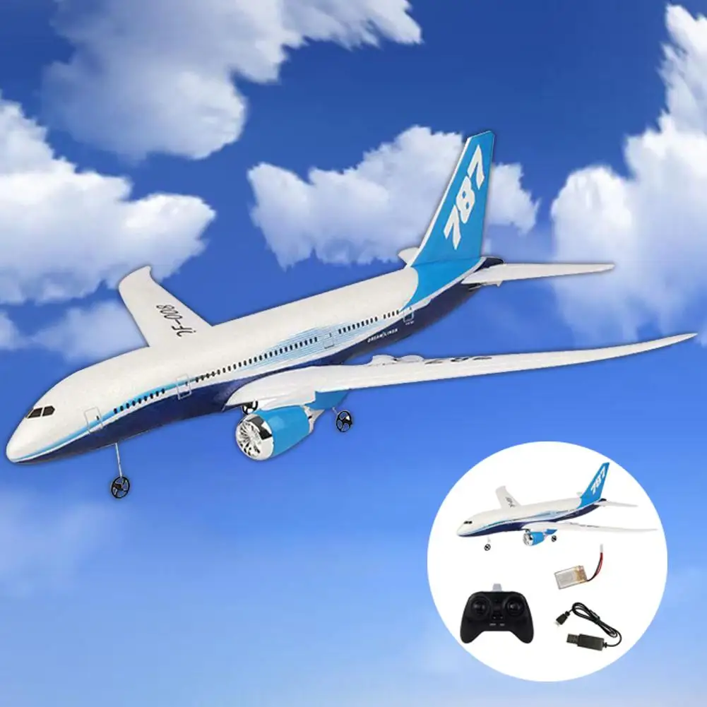

DIY Remote Control Aircraft EPP RC Drone Boeing 787 2.4G 3CH RC Airplane Fixed Wing Plane For Kid Boy Birthday Gift