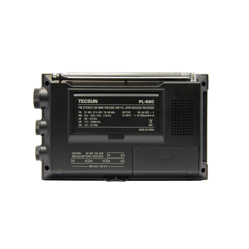 

TECSUN PL-680 PL680 FM Radio Synthesized Receiver Stereo Portable DSP Digital T0144