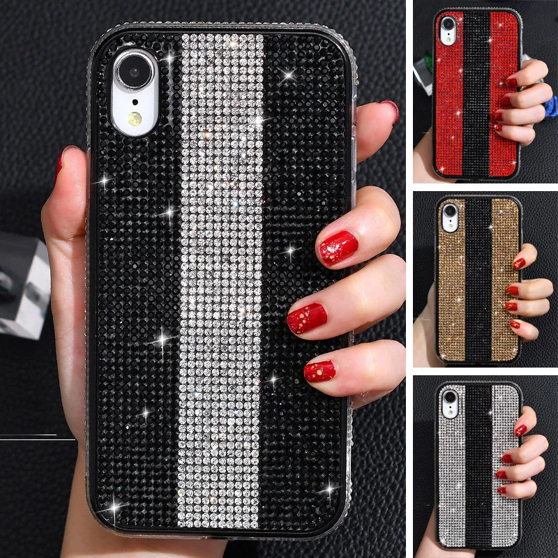 

Sunjolly for Samsung Galaxy A02S Case A20 A30 A20E A50 A40 A70 A70S A60 A80 A90 A12 A10S A20S Phone Case Diamond Cover coque