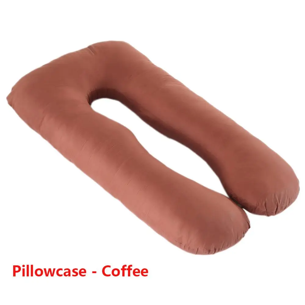 Pillowcase - Coffee 130*70 см подушка для кормления для беременных и кормящих(наволочка того же размера на выбор, 8 цветов - Цвет: Pillowcase - Coffee