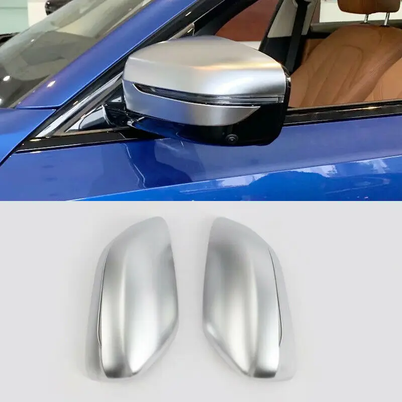 

ABS Matte Rearview Side Mirror Cover Trim 2pcs for BMW 3 Series G20 2019 - 2020