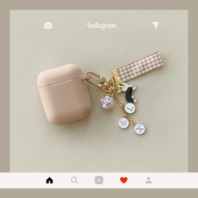 Силиконовый чехол брелок для наушников Apple AirPods|Аксессуары наушников| |