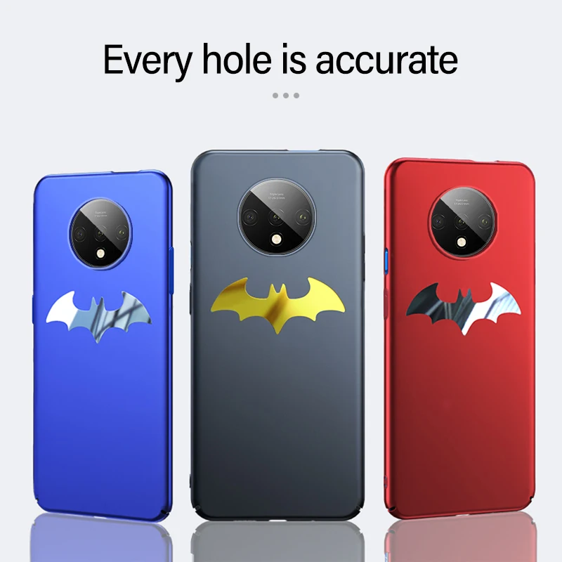 Ultra-thin Metal Bat Matte PC Phone Case For Oneplus 8 7T 7 Pro 6T 6 5T 5 Magnetic Protection Cover
