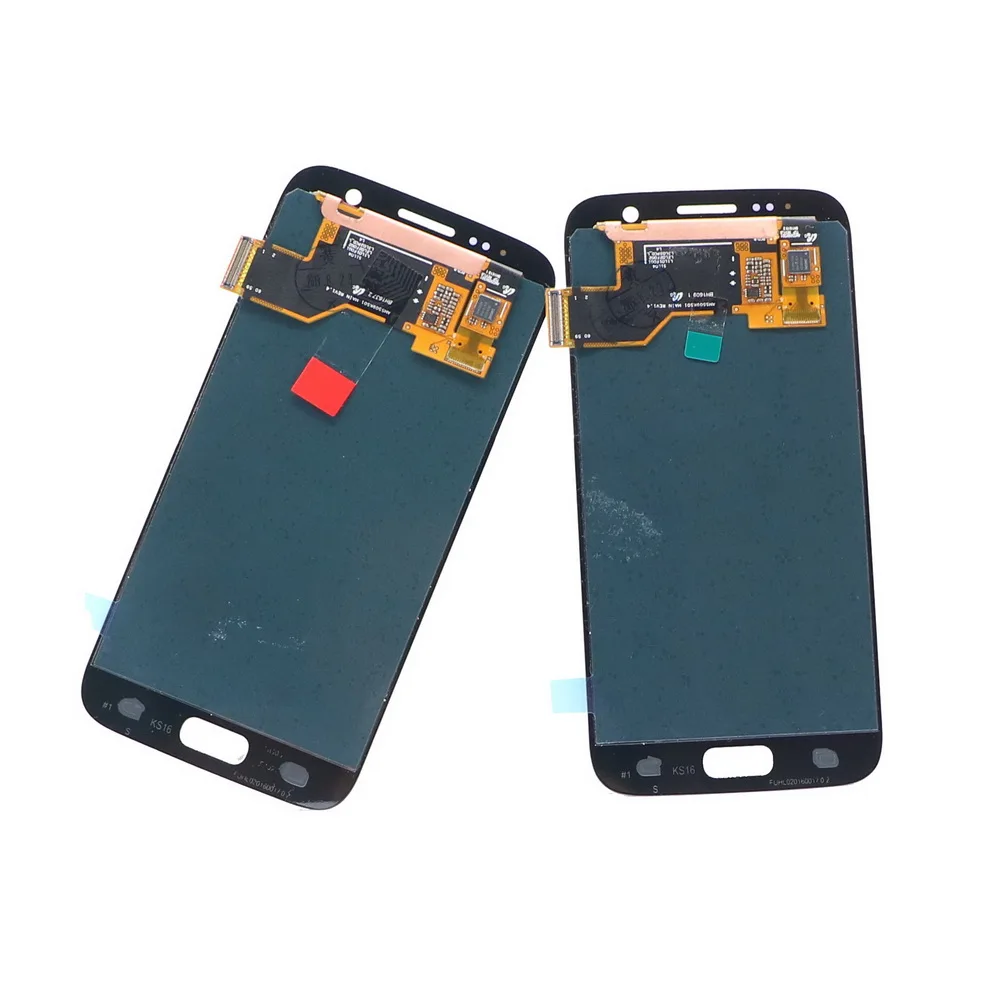 5,1 ''Супер AMOLED ЖК-дисплей с рамкой для SAMSUNG Galaxy S7 плоский дисплей G930 G930F сенсорный экран дигитайзер