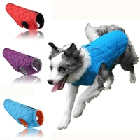 pet waterproof dog clothes jacket autumn and winter small medium sized teddy bear padded waterproof reflective vest clothing