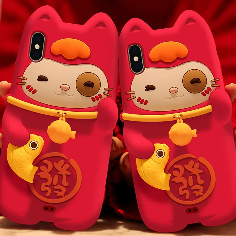 

Cartoon Soft Phone Cases for iPhone X XS XS MAX Case Cute Silicone Back Cover Shockroof Case Protection Funda Coque