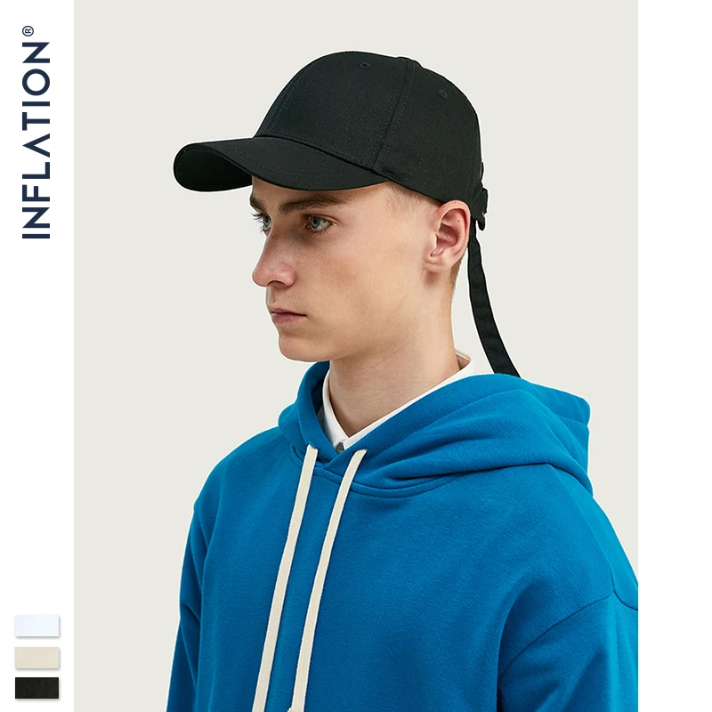 Инфляция длинная крышка ремня Хип хоп шляпа Регулируемая бейсбольная