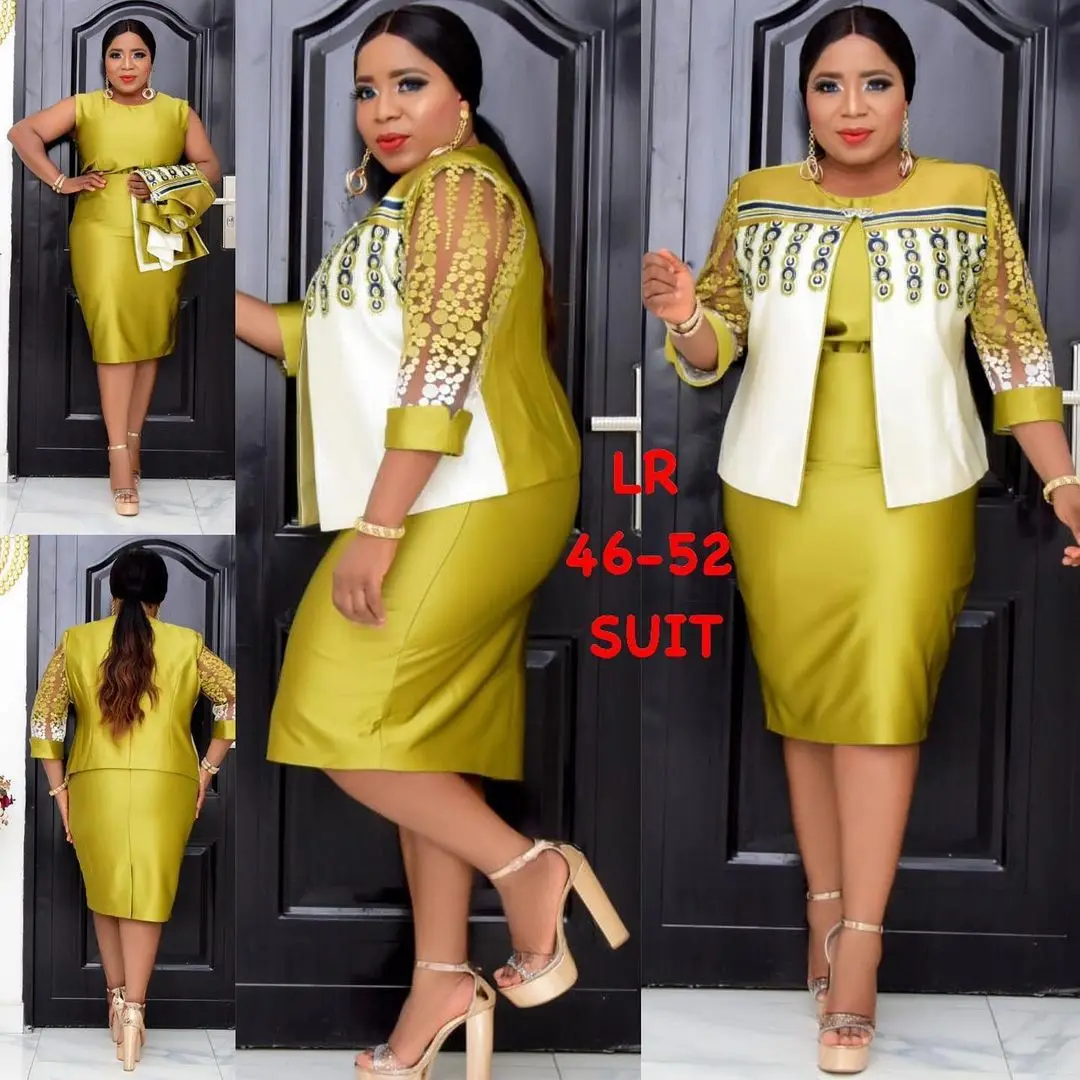 

African Dress For Women 2021 Casual Plus Size Slim Patchwork Color Midi Dresses Elegant Sexy Long Dress 3XL 4XL Africa Clothing