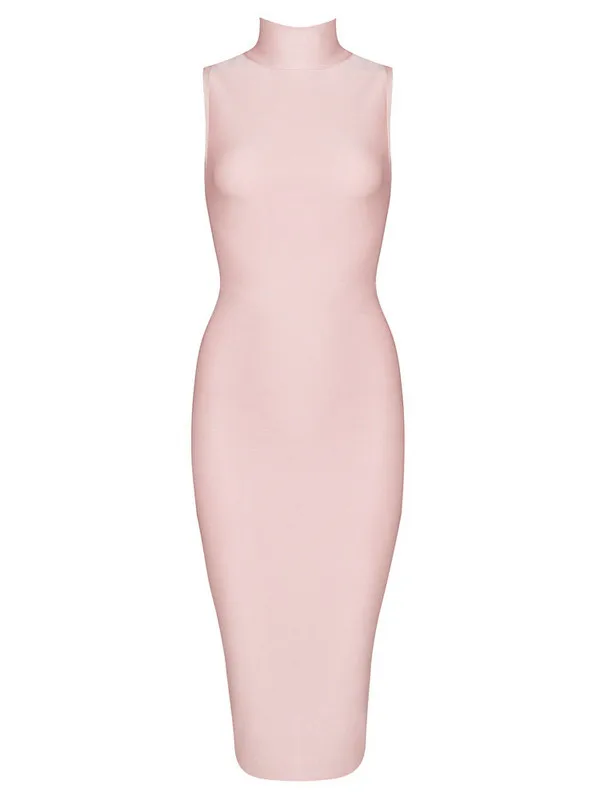 Женское вечернее Платье До Колена Бандажное платье из вискозы без рукавов цвет