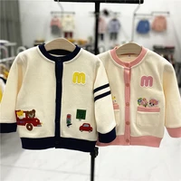21 new mens and womens cubs and rabbits miki cute knitting cardigan round neck cartoon casual coat