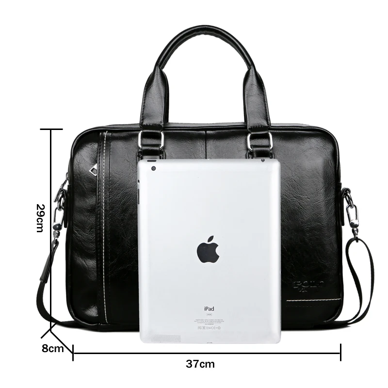 

New Arrival Quality Leather Man Messenger Bag Set Brand Men's Briefcases Business Laptop Men Handbag Casual Tote Computer Bag