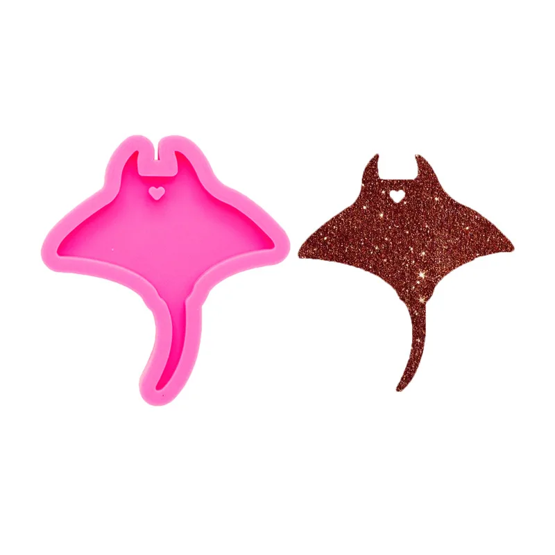 

DIY Silicone Mirror Gutta Ray Key Ring Mold Crystal Ray Sugar Cake Baking Mold
