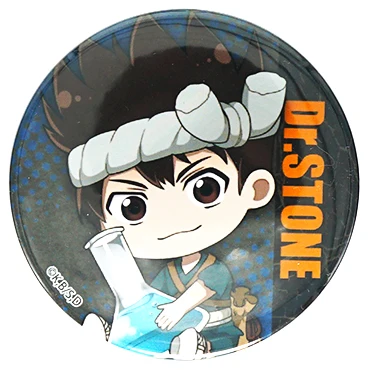Dr. STONE значок аниме Ishigami Senku Kohaku хром Suika Taiju Oki Yuzuriha Ogawa Gen Tsukasa Shishio металлический значок брошь булавки - Окраска металла: 05 Chrome