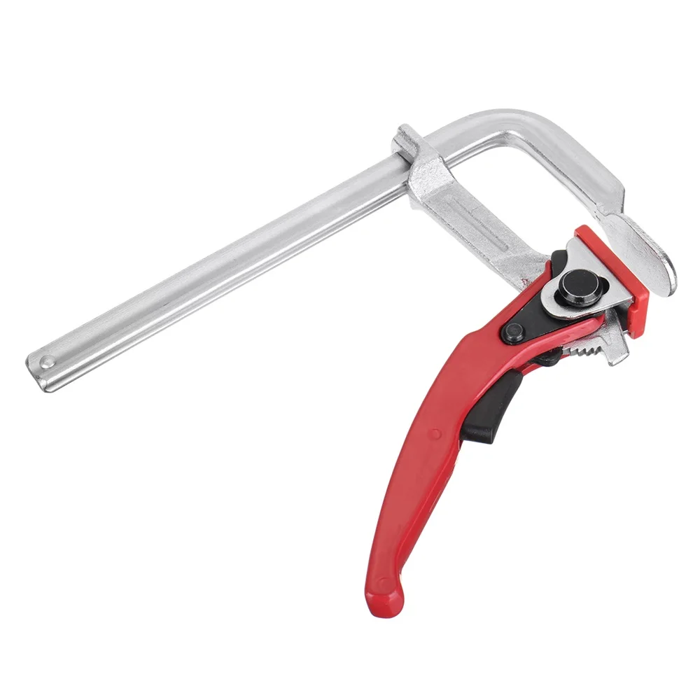 

MFT Clamp Heavy Duty Steel Ratcheting F Clamp Bar Adjustable Quick Release for Guide Rail System Woodworking DIY Hand Tool