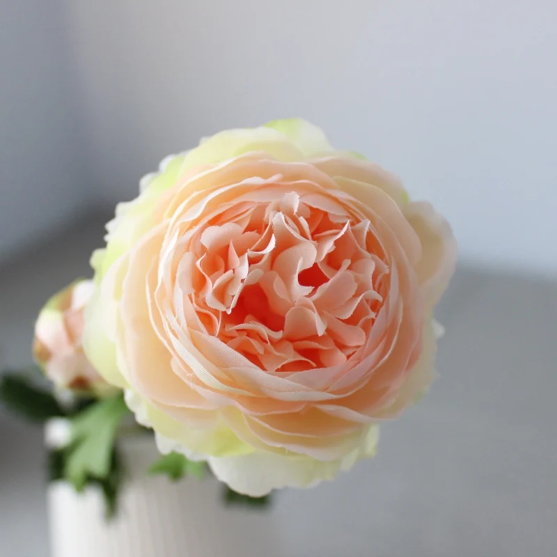 Изящные Искусственные шелковые цветы искусственные свадебные украшение для