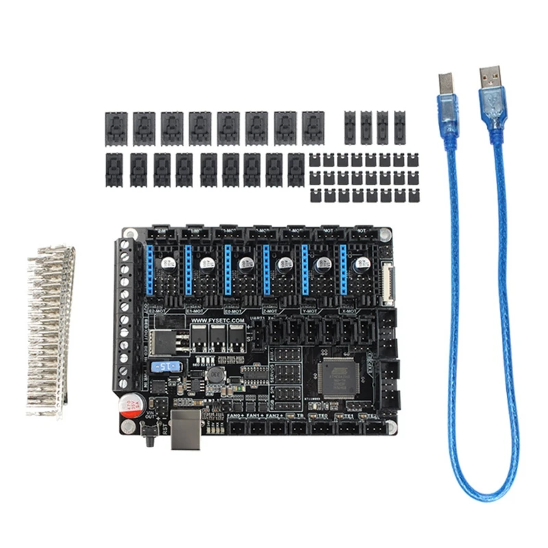 

Плата все-в-одном F6 V1.4 до 6 водителей двигателя для TMC2208 UART Flying VS SKR V1.3 аксессуары для 3D-принтера