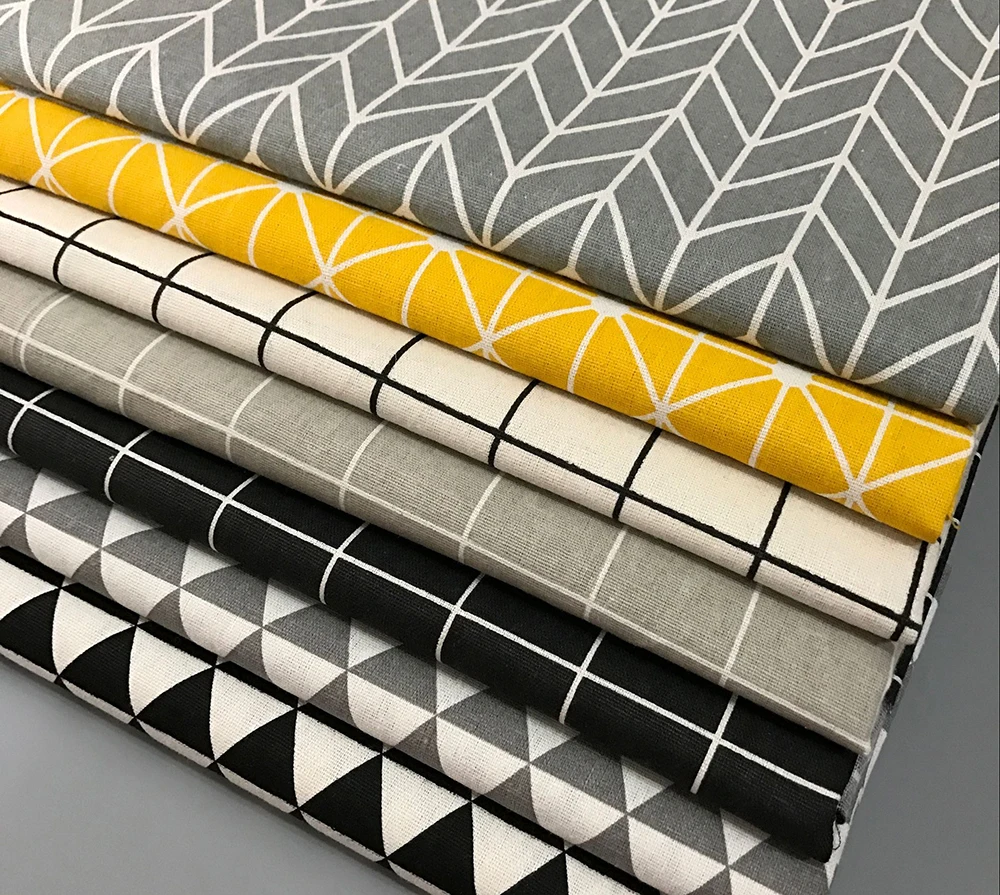 Ткань с геометрическим узором сюрреалистический экспрессионизм вдохновил DIY