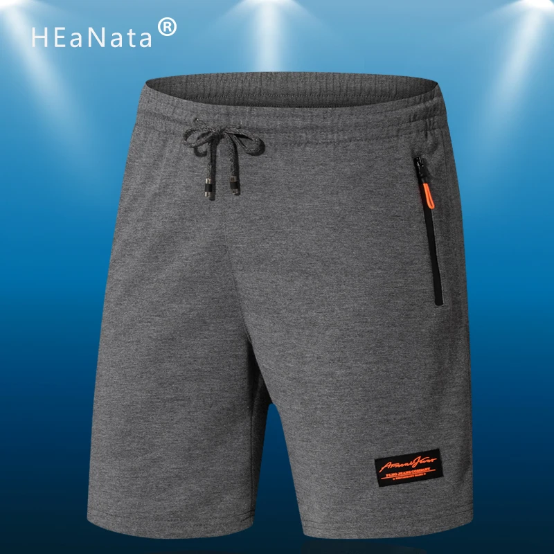 Шорты мужские спортивные с кулиской джоггеры свободные короткие штаны